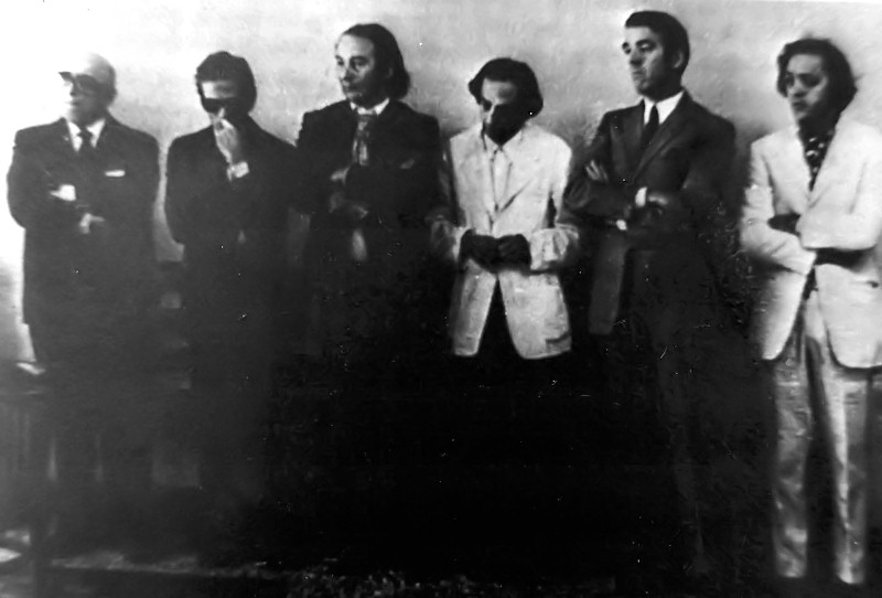 Venezia '68 - gli imputati in pretura: Zavattini, Pasolini, Massobrio, Maselli, Angeli, De Luigi