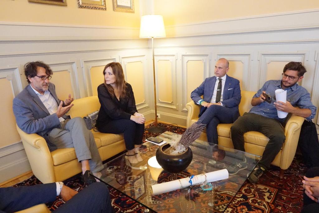 Visita al Comune di Gorizia con l'Assessore alla cultura Fabrizio Oreti e Cristian Natoli