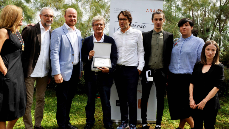 da sx: Flaminia Lizzani, Alberto Buonfigli,Giacomo Caldarelli, Mario Martone, Francesco Ranieri Martinotti,      Ivan Frenguelli, Roberta Gialotti   e Valentina Marinelli